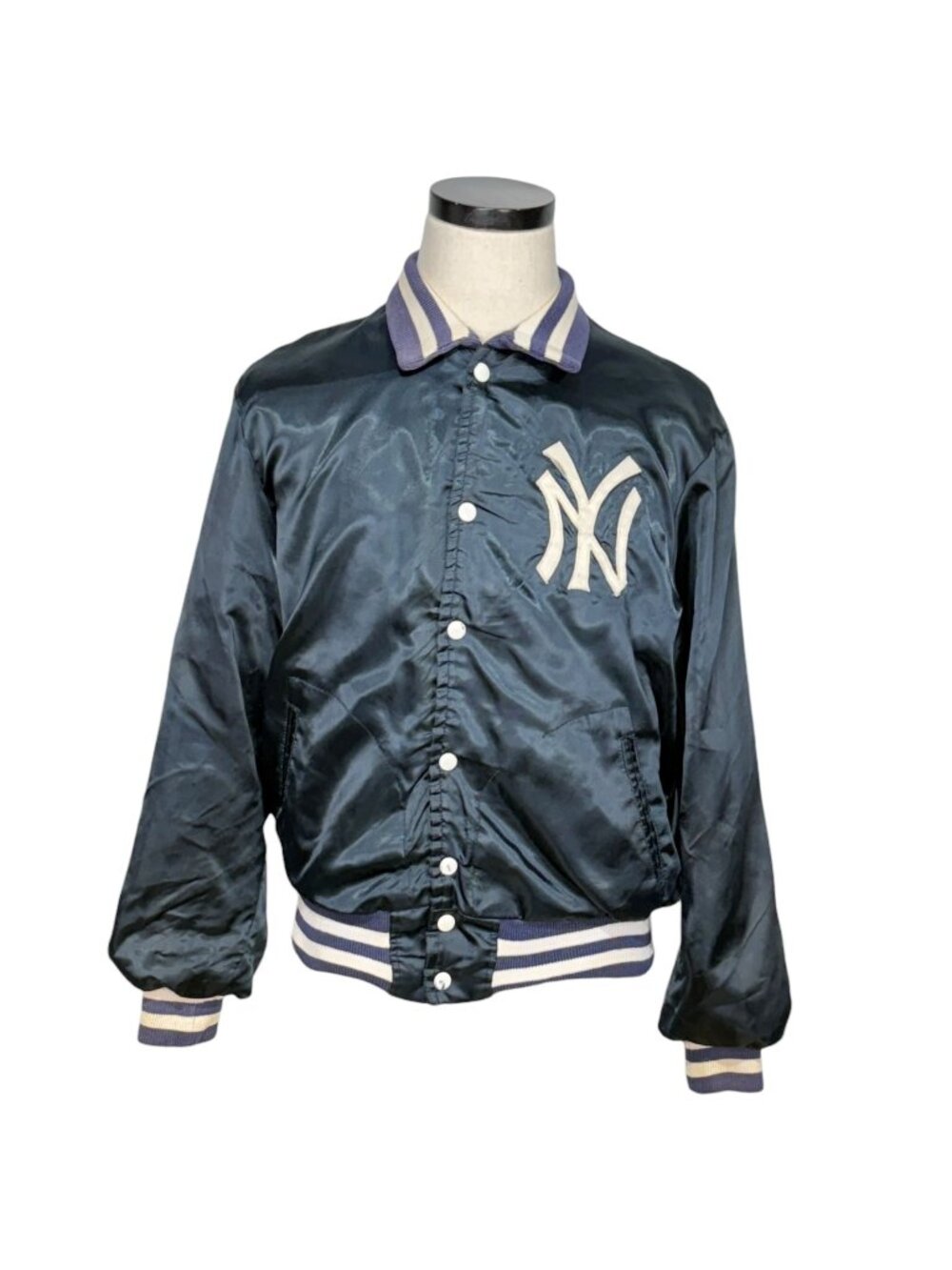 Vintage 1960s Empire Sporting Goods NY Yankees Satin Jacket Union Made XL